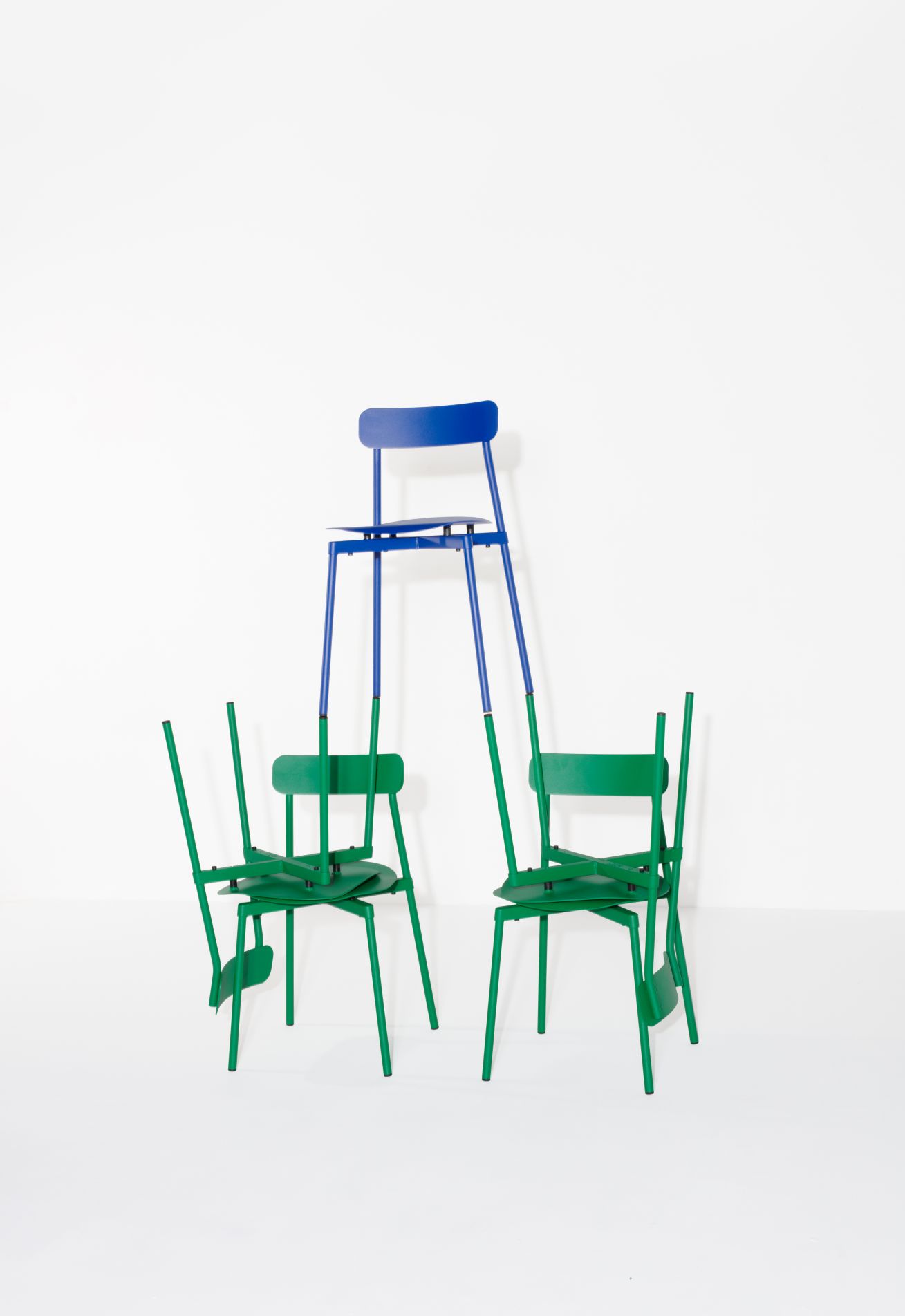 Fromme Chair stoel Petite Friture Blauw