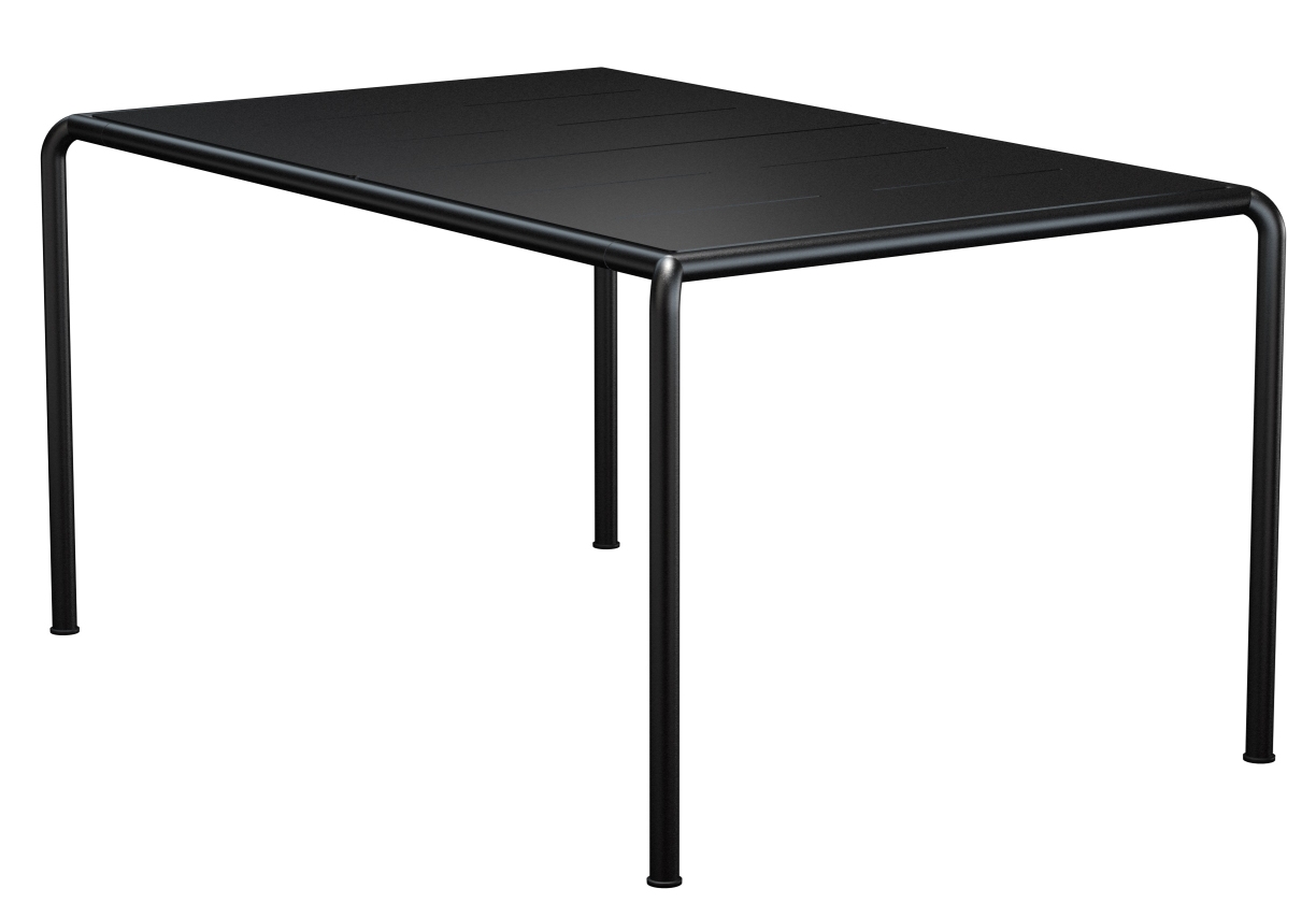 Schwarzer Avanti Dining Table Esstisch von Houe für den Garten oder die Terrasse, minimalistisches Design.
