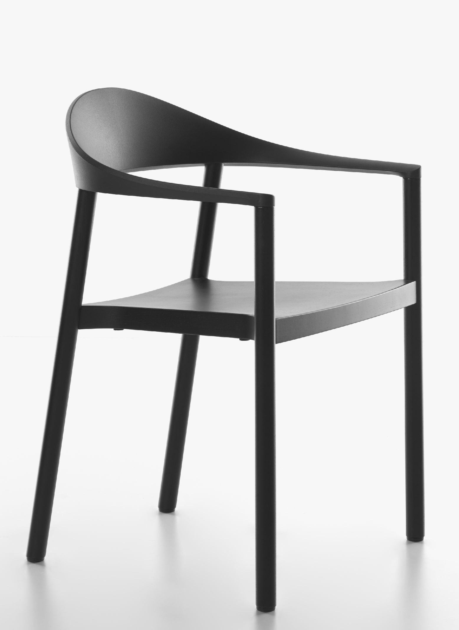 Monza fauteuil met armleuningen Plank