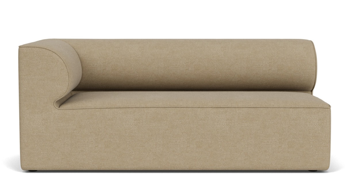 Beige Eave Modular Sofa Ecke von Audo Copenhagen, modernes Ecksofa für Wohnzimmer und Lounge.