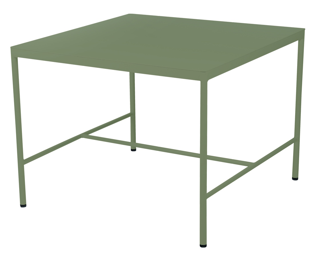 Rivage halfhoge tafel voor buiten B 85 x D 85 x H 60 cm Fermob