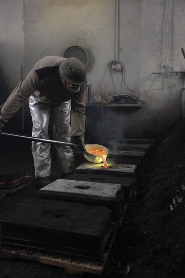 Art Déco 1930 Deurkruk Tecnolumen gepolijst nikkel