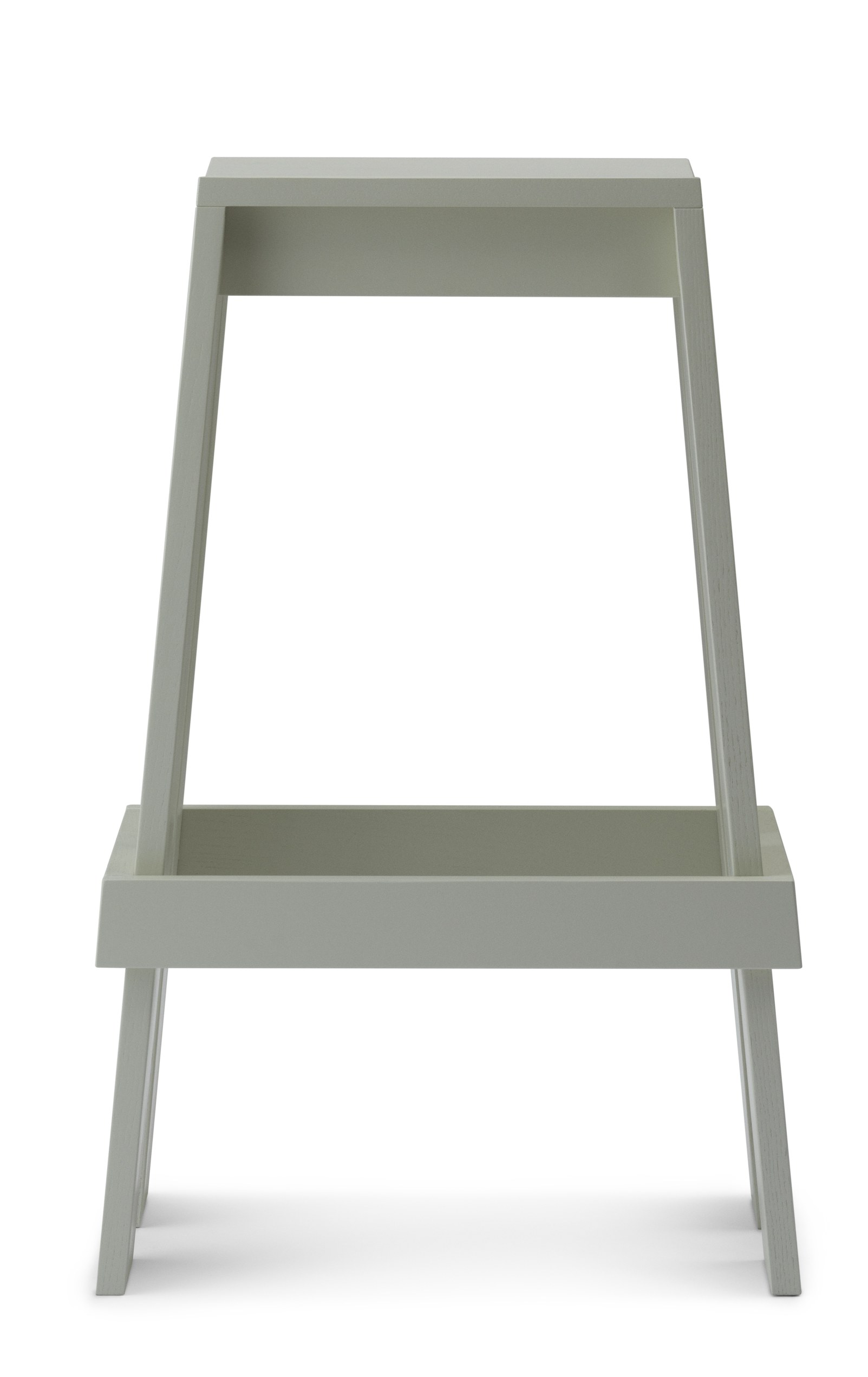 Let Barstool Barhocker von Normann Copenhagen, hellgrau, minimalistisches Design, moderne Sitzgelegenheit für Küche oder Bar.