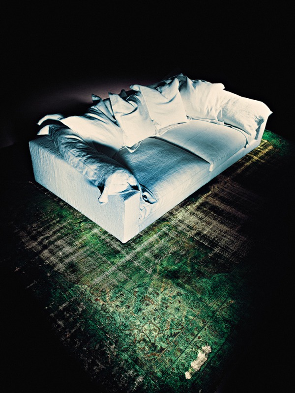 Nebula Nine-bank 280 x 110 cm, driezitsbank, Moroso Diesel