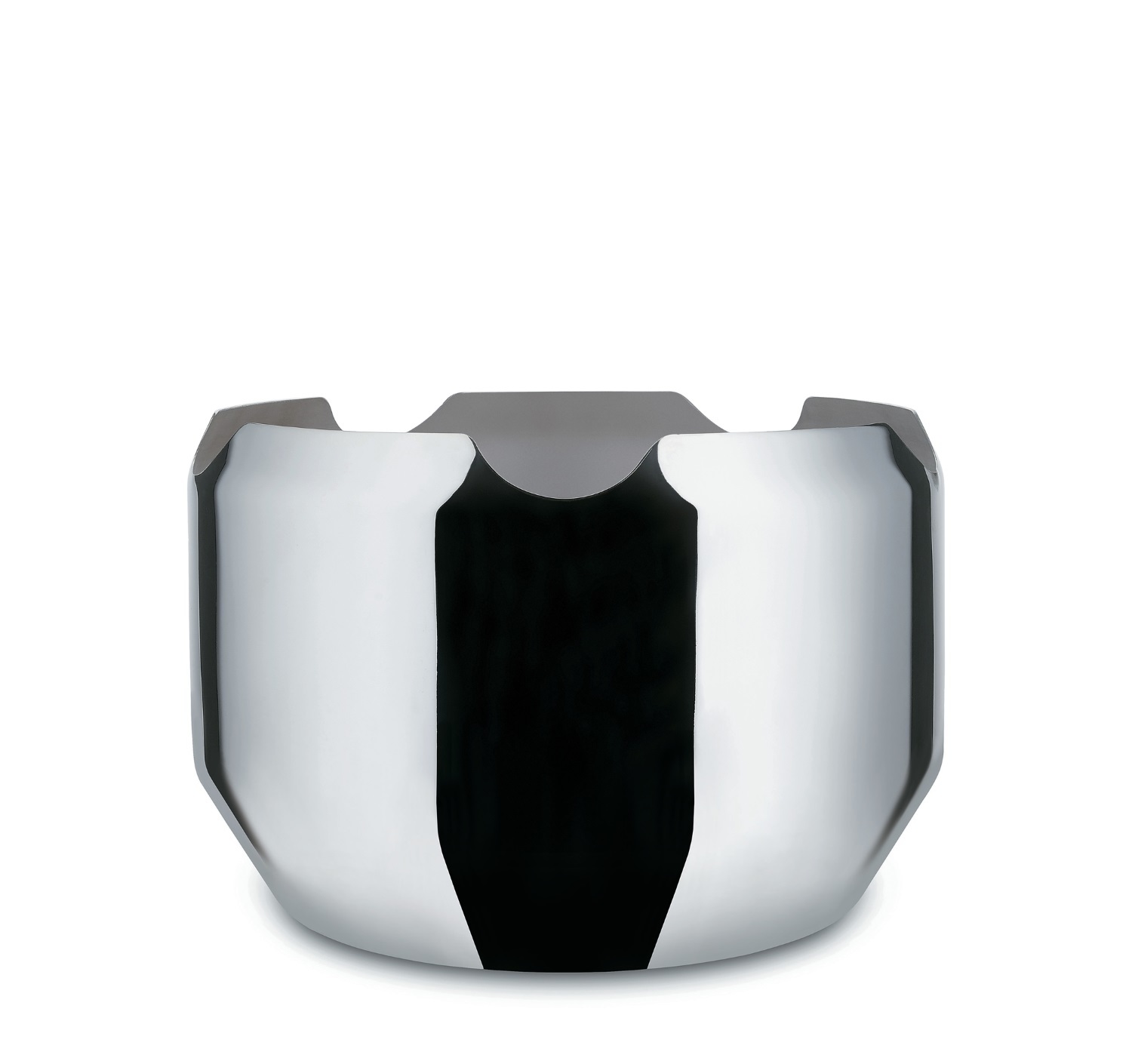 GIA17 Flaschenkühler Noè Alessi aus glänzendem Edelstahl, ideal zum Kühlen von Wein und Sekt.
