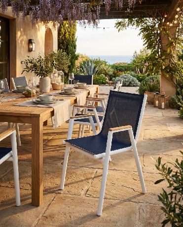 Pilotis-fauteuil met armleuningen Batyline Outdoor Fermob