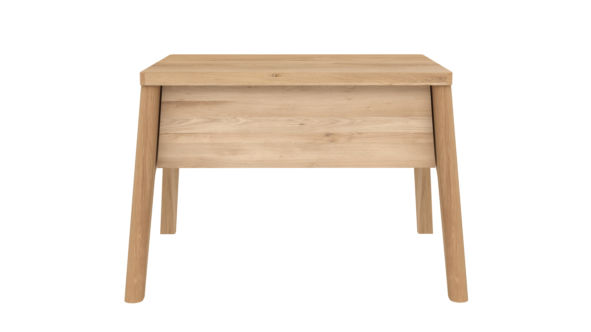 Air Nachttisch aus Eiche von Ethnicraft mit Schublade, moderne Schlafzimmermöbel aus Massivholz.