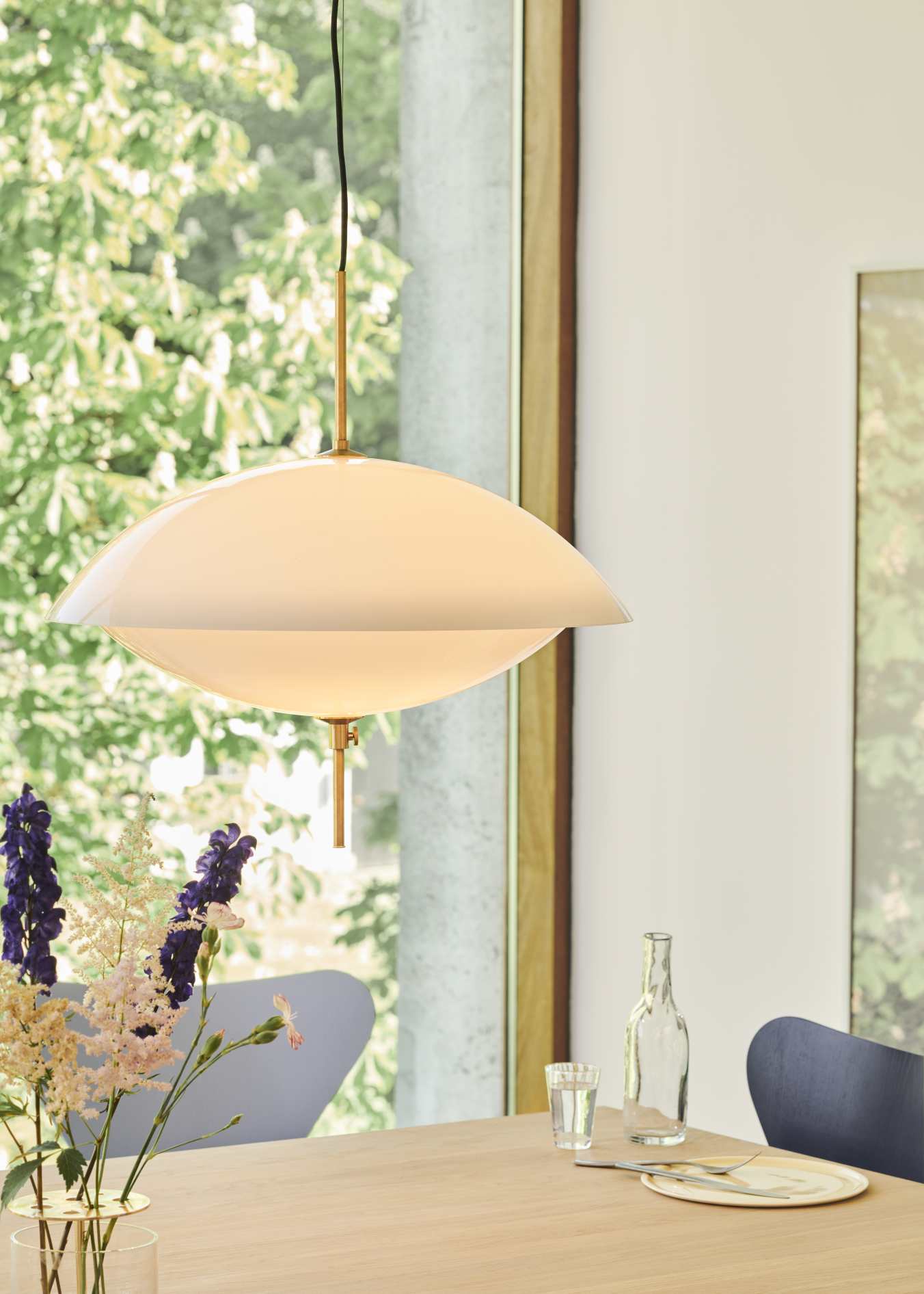 Clam hanglamp Fritz Hansen D 44 cm UNIEK EXEMPLAAR