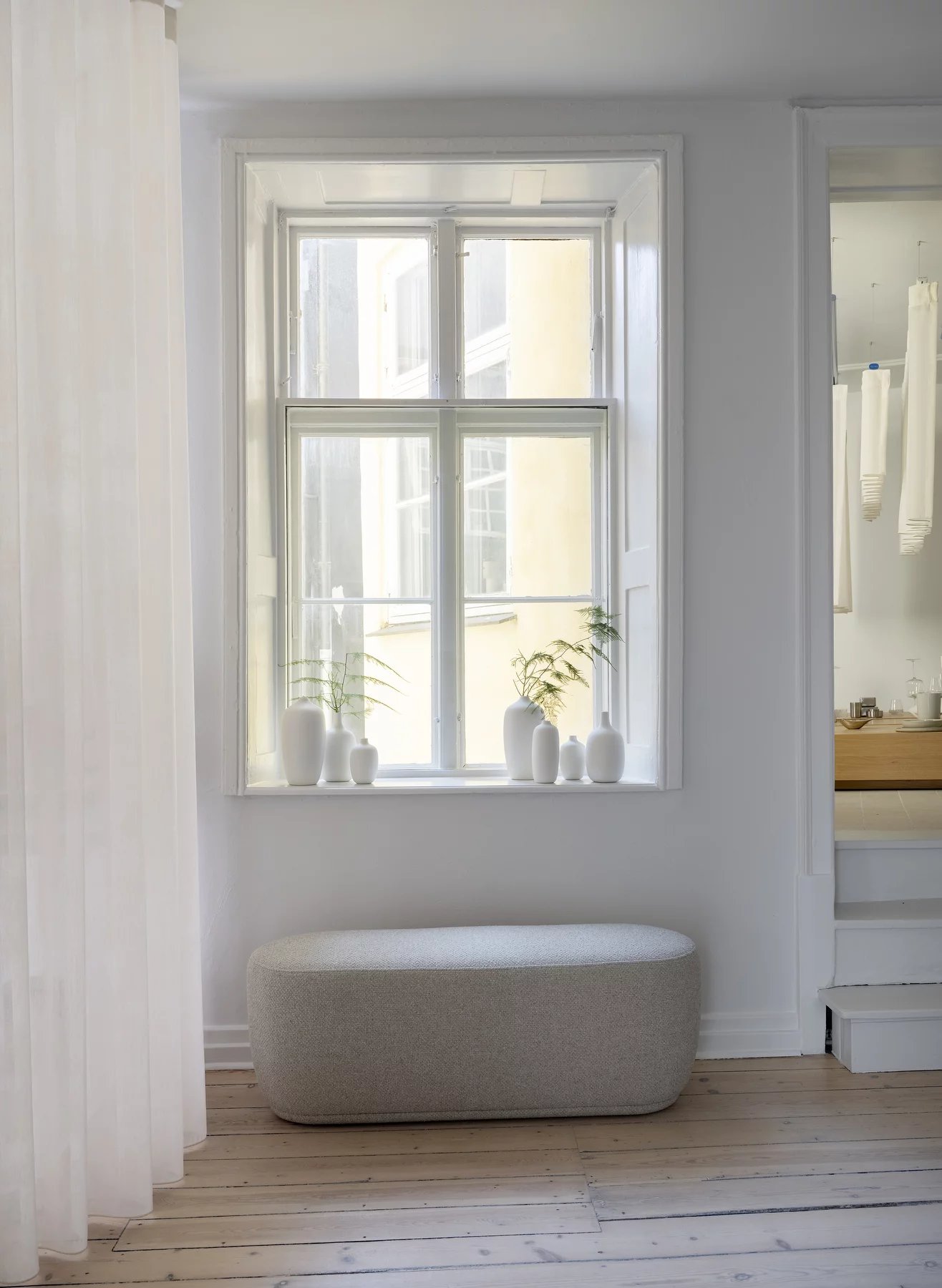Kuon 2-zitsbank Blomus Socia - Taupe