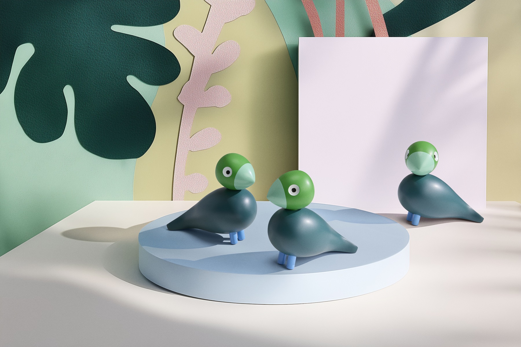 Birk Year Bird 2026 H12,5 cm donkergroen LIMITED EDITION Kay Bojesen