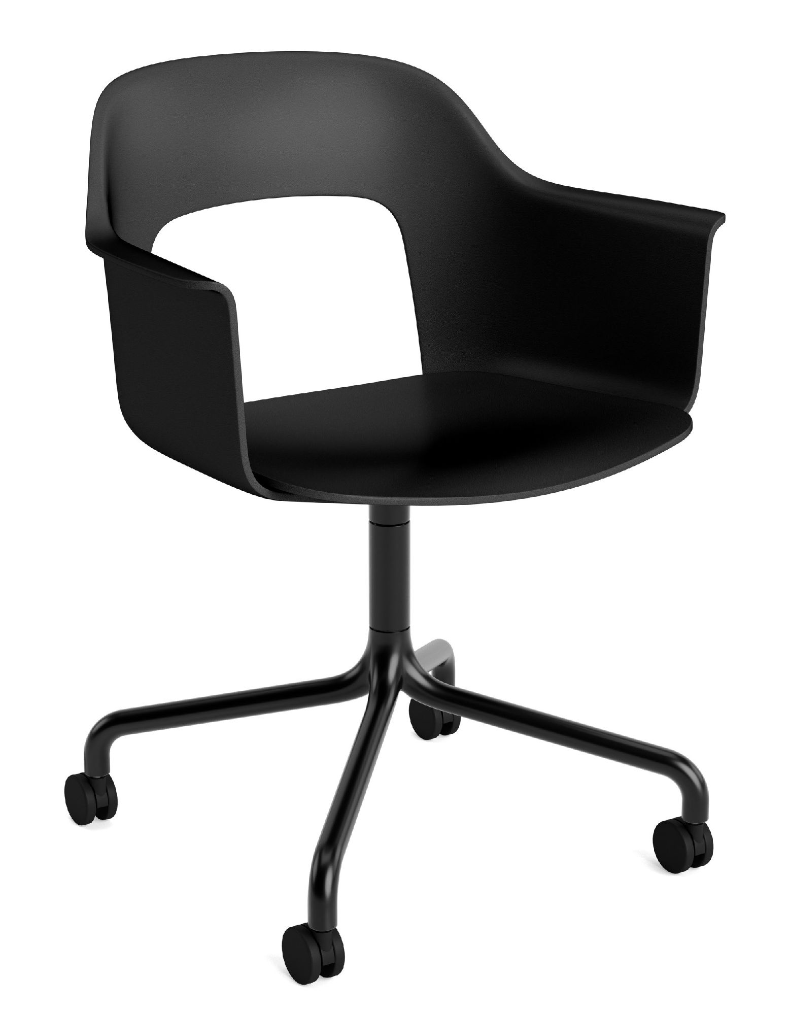 Layout fauteuil 261 met armleuningen van Hay