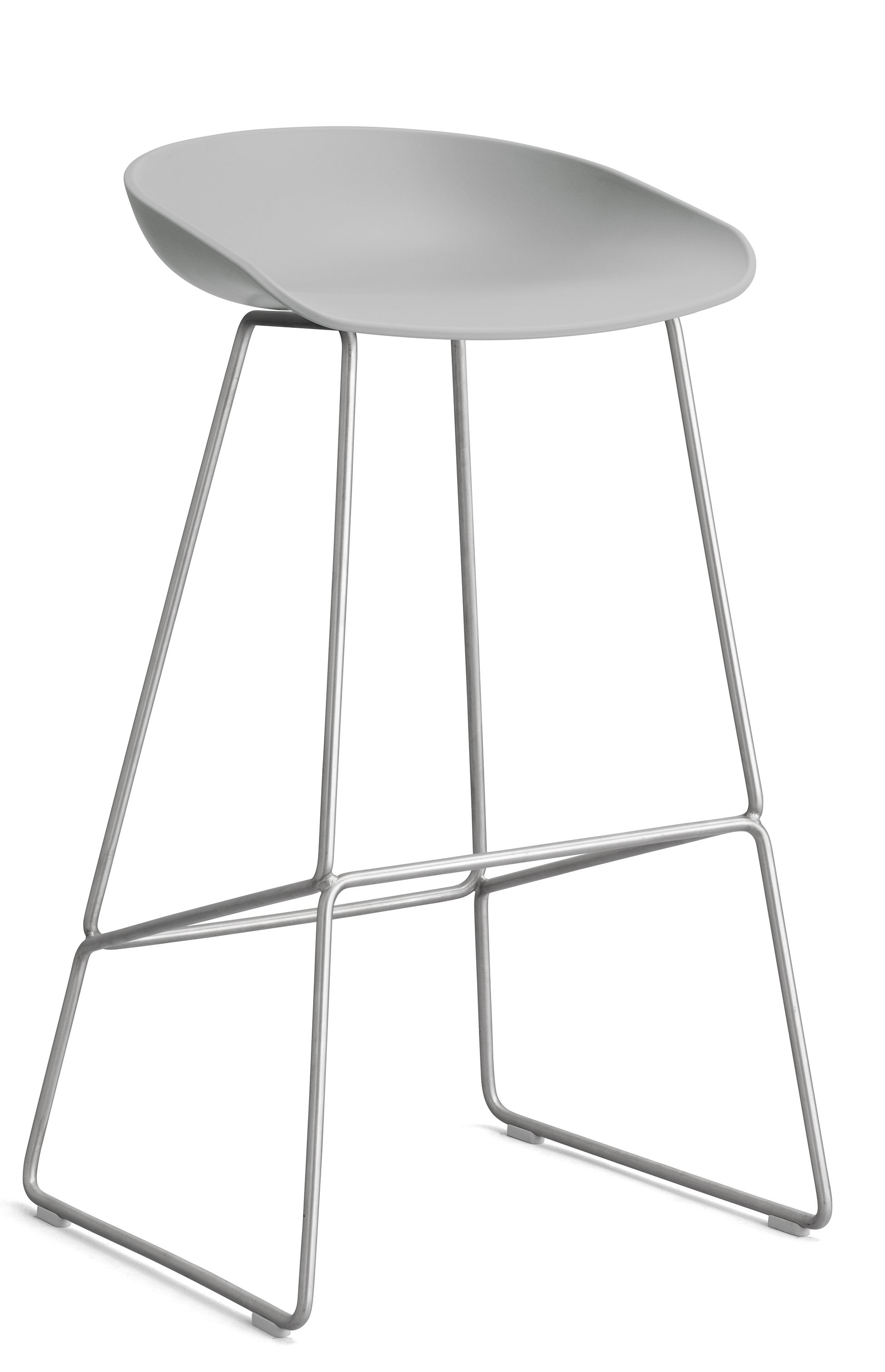 About A Stool AAS 38 / AAS38 barkruk hoog, betongrijs / staal UNIEK EXEMPLAAR