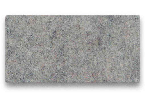 Graues Hey Sign Wandmodul "Welle" im Hochformat, schalldämmende Filzwolle für die Wandgestaltung.