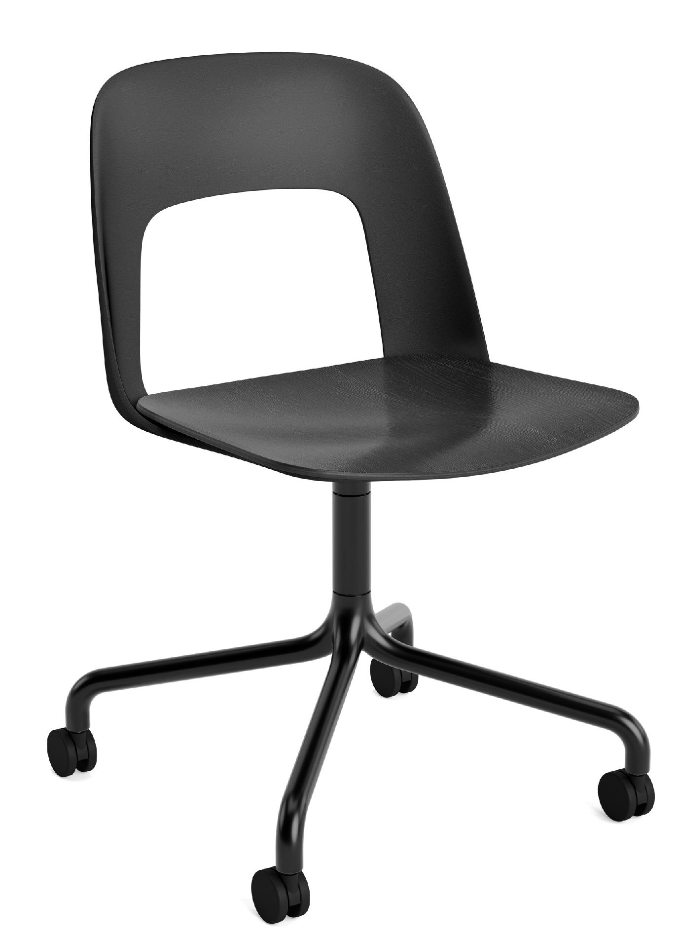 Layout Side Chair 162 draaistoel met vierpoot Hay