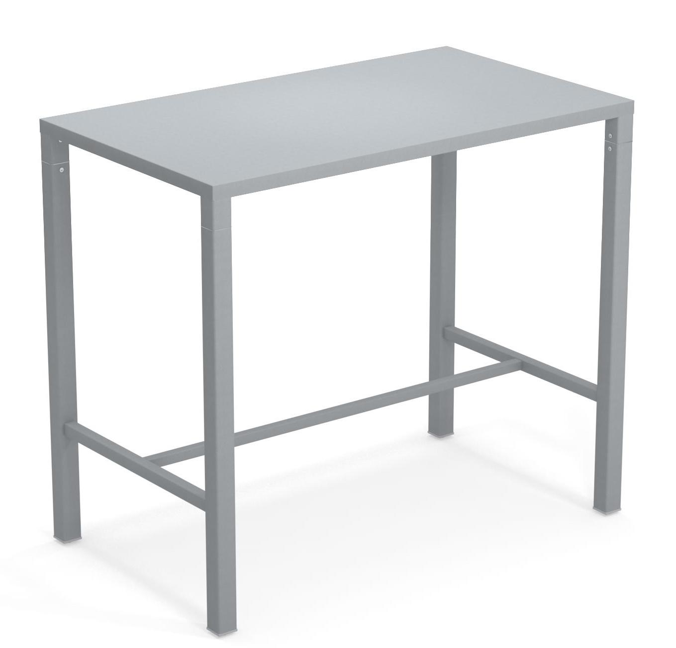 Grauer Nova Hochtisch von Emu für den Außenbereich, ideal für Garten, Terrasse und Balkon.