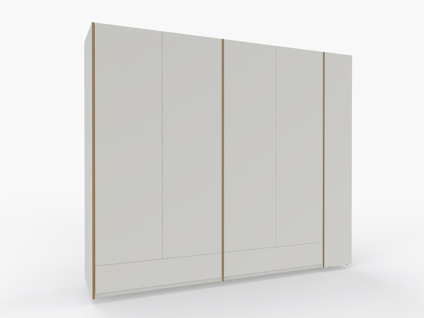 MODULAR PLUS kastcombinatie: dubbele kast met 2 laden en aanbouwkast rechts van Müller Möbelwerkstätten