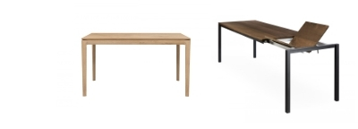 Uitschuifbare tafels