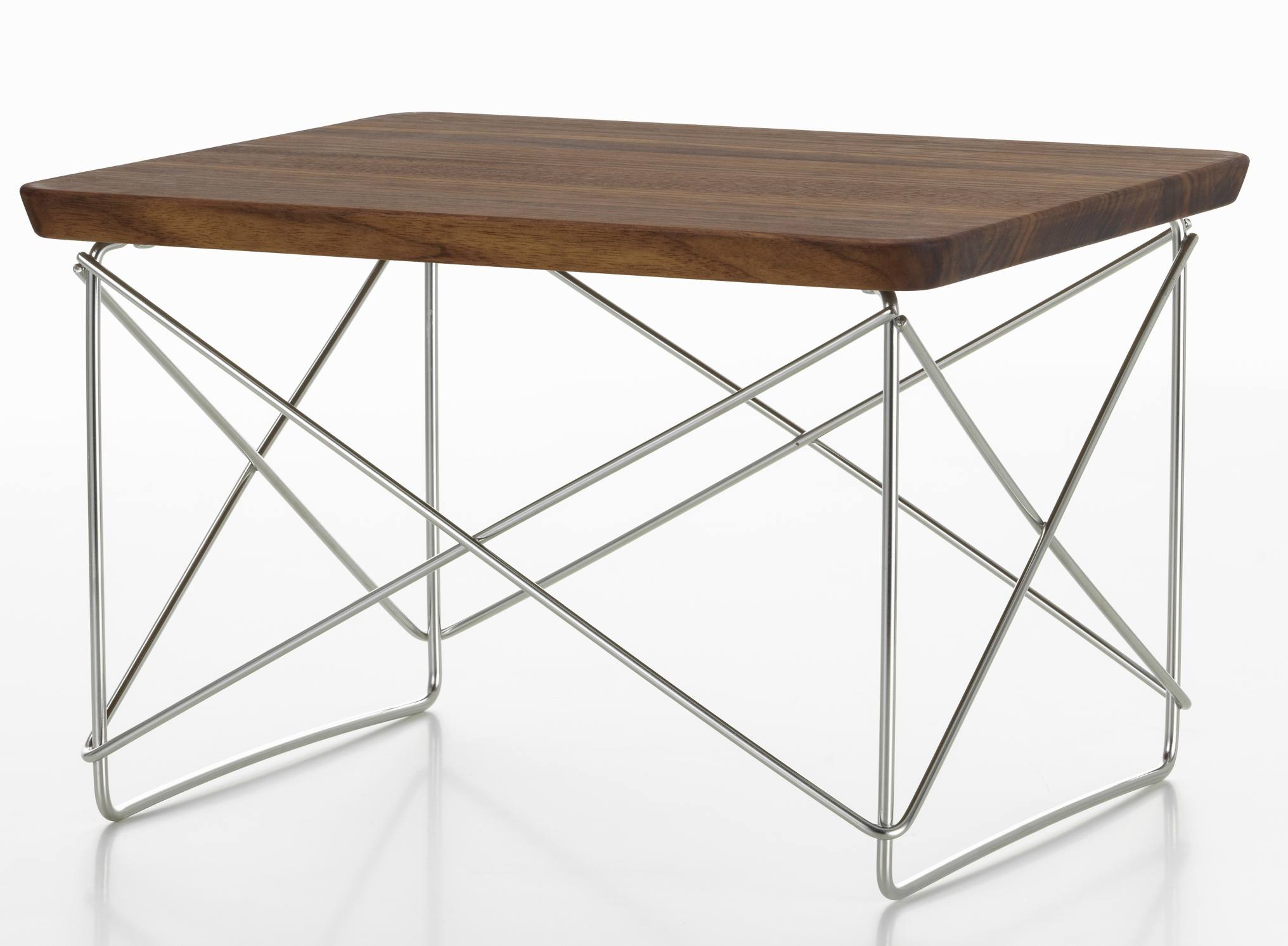 Bijzettafel LTR, donker notenhout, Vitra 