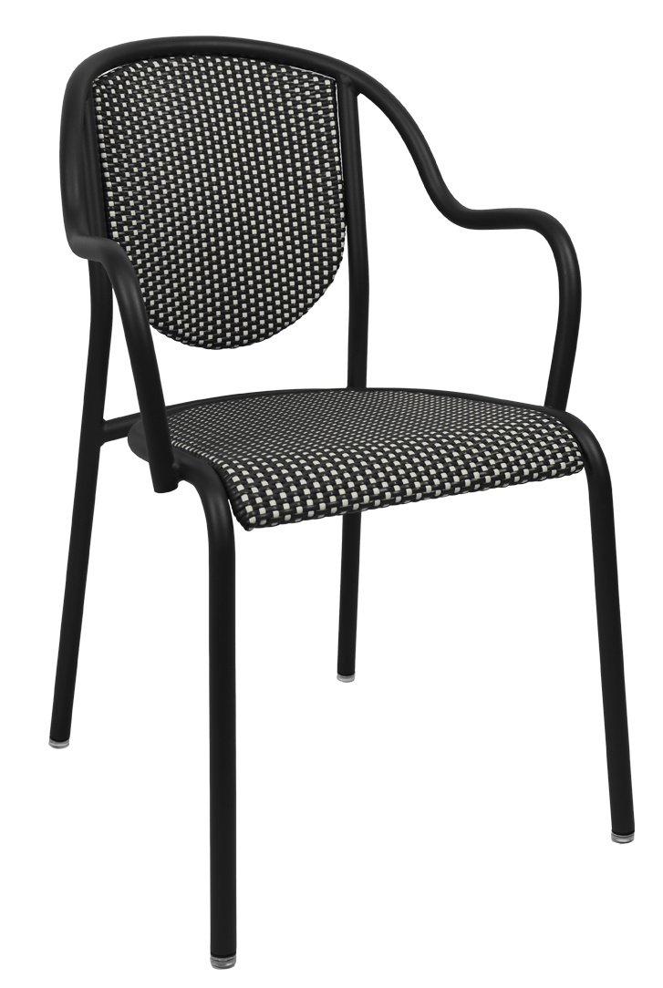 Parisienne 21 Bridge fauteuil met armleuningen voor buiten van Fermob