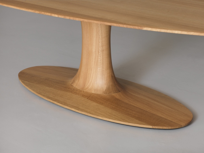 Draaitafel Oval L 300 - 330 cm Eettafel Zeitraum