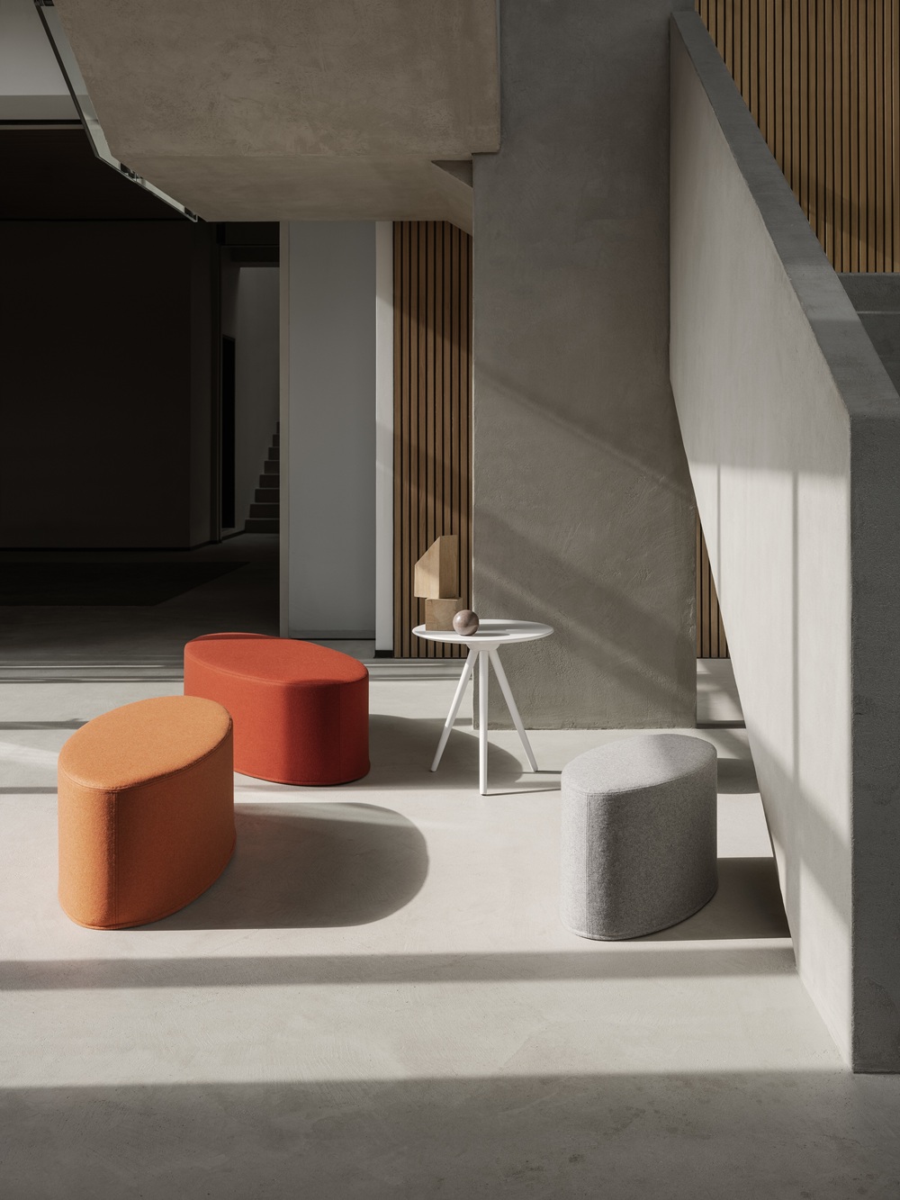 Bon Bon Pouf-poef, middelgroot, Softline