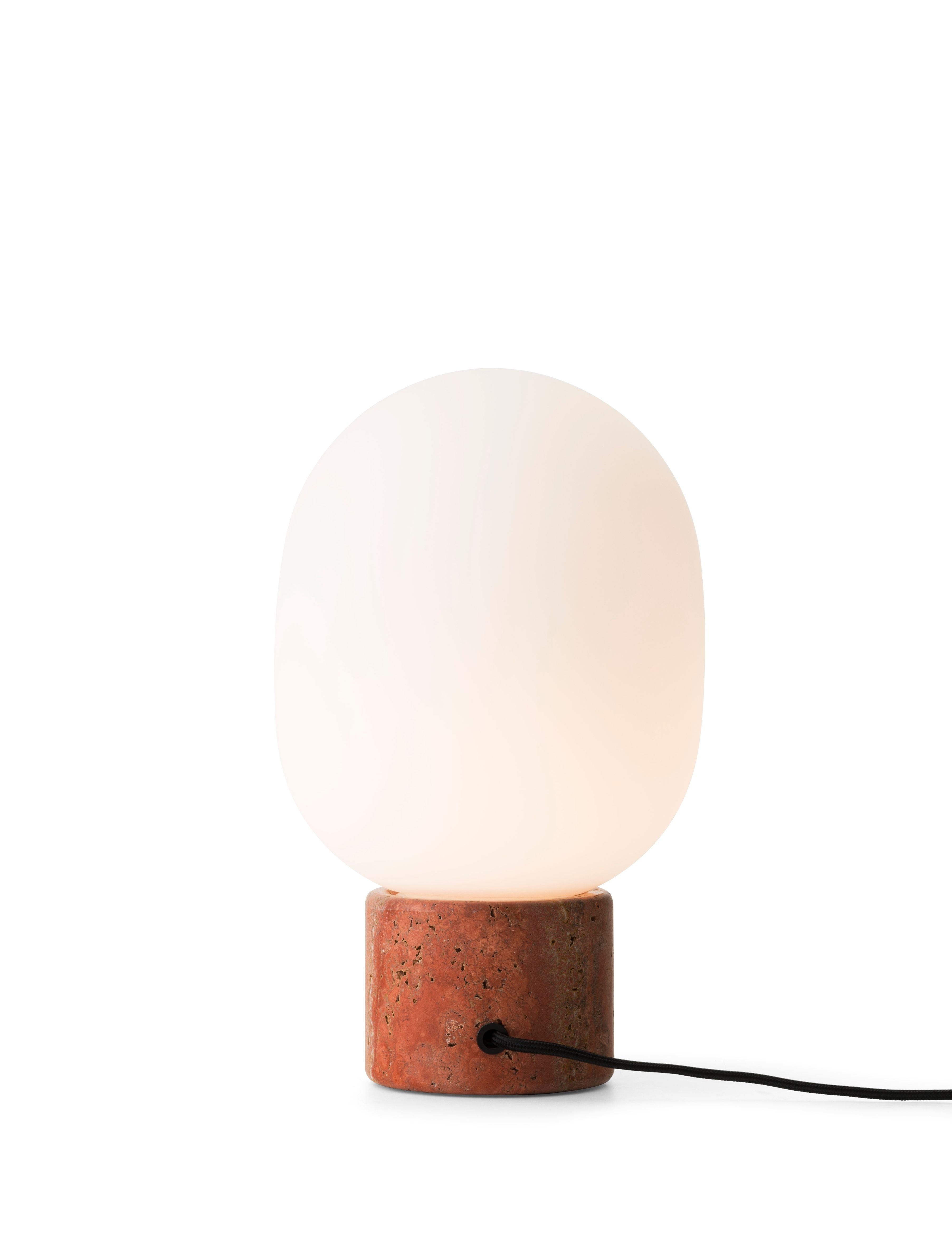 JWDA tafellamp Large Travertin Rood Audo Copenhagen