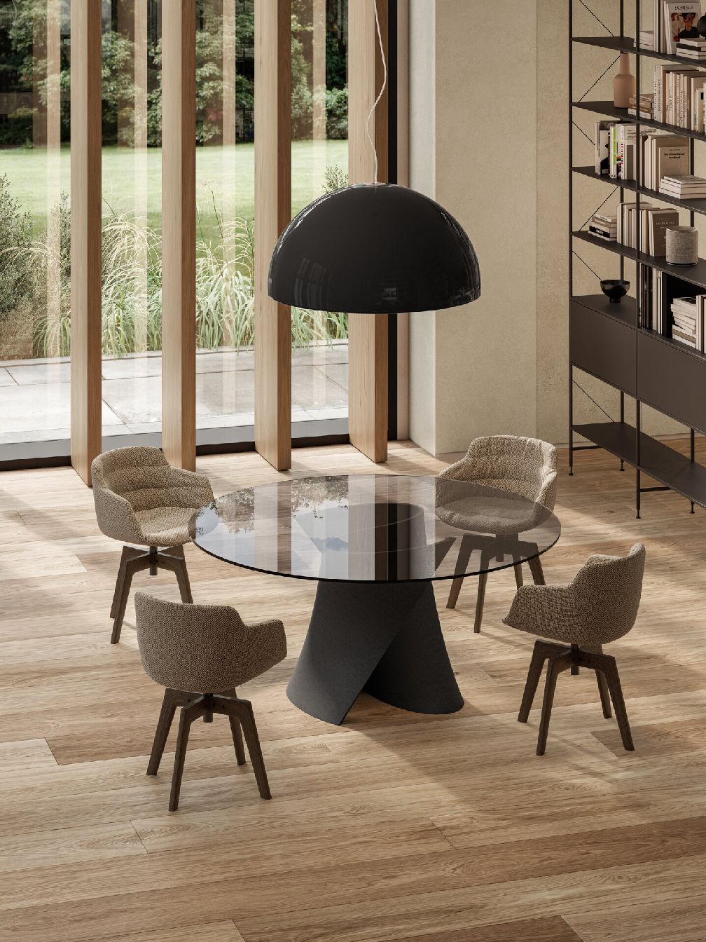 Flow Armchair, fauteuil met armleuningen van MDF Italia