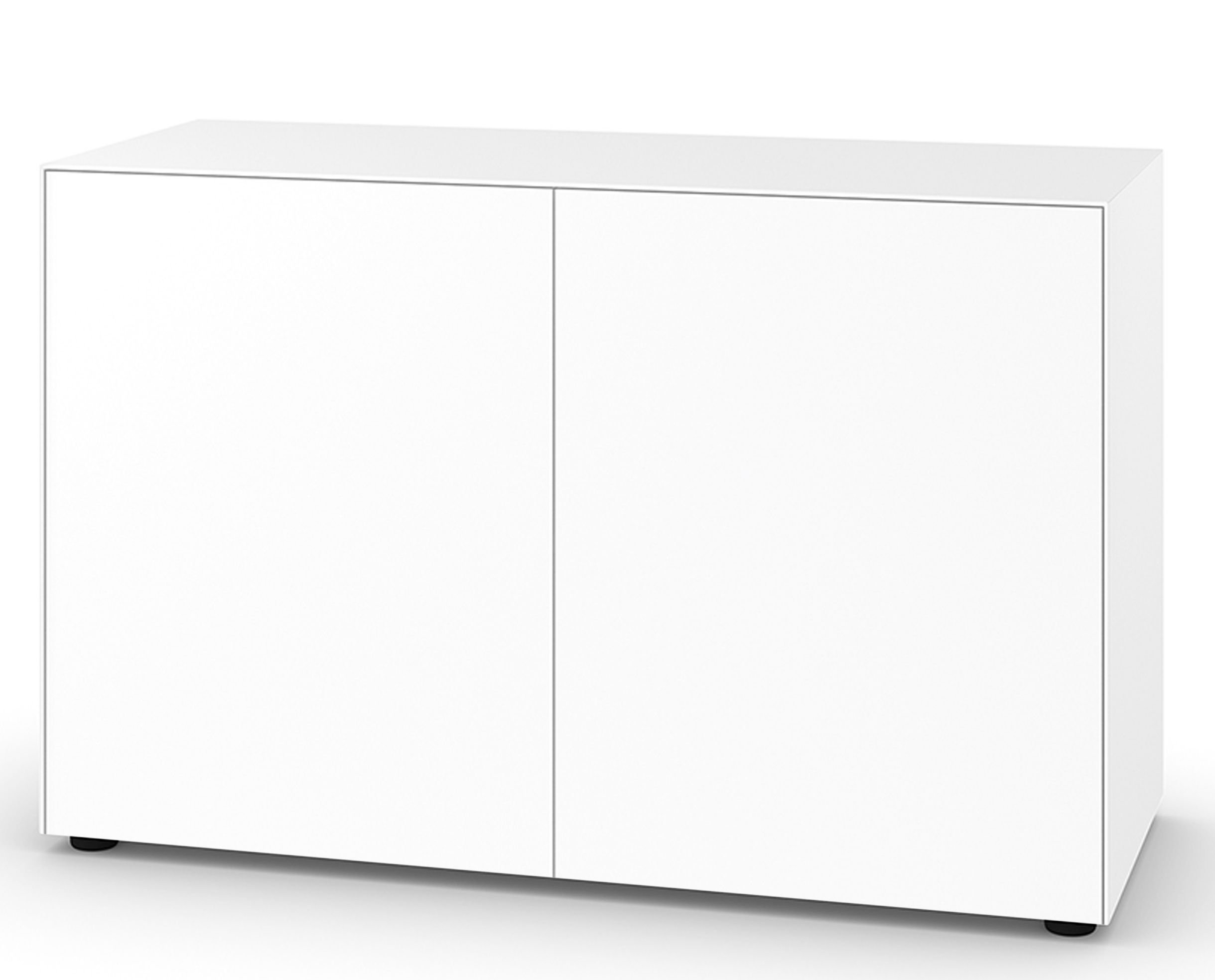 Weißer Nex Pur Box Board von Piure mit zwei Türen für moderne Wohnraumgestaltung.