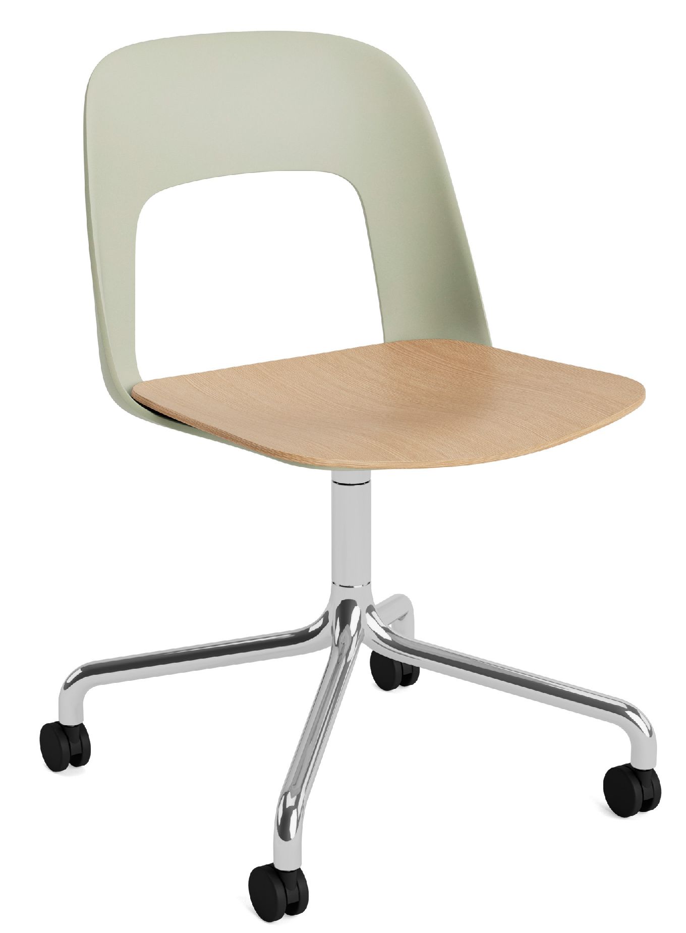 Layout Side Chair 162 draaistoel met vierpoot Hay