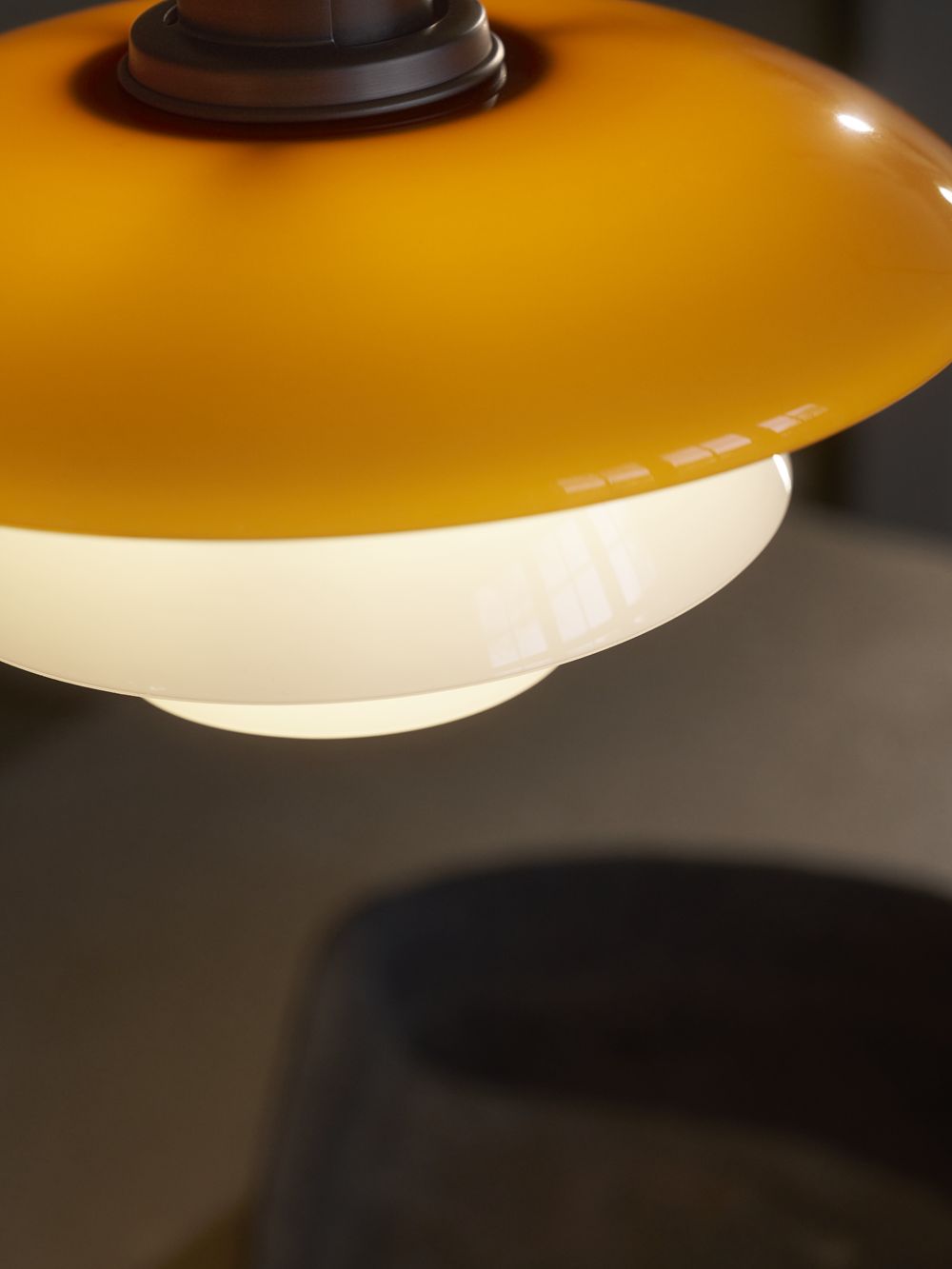PH 3/3 Hanglamp Centenary Edition Amber/Opal White Louis Poulsen