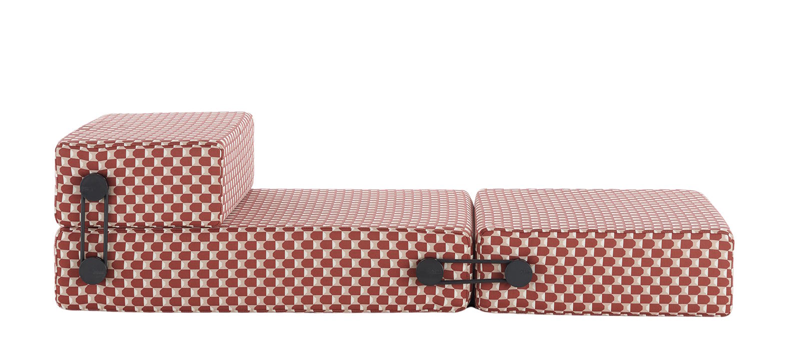Trix Outdoor Chaise Longue / Lounger / Sofa Obi Check Kartell