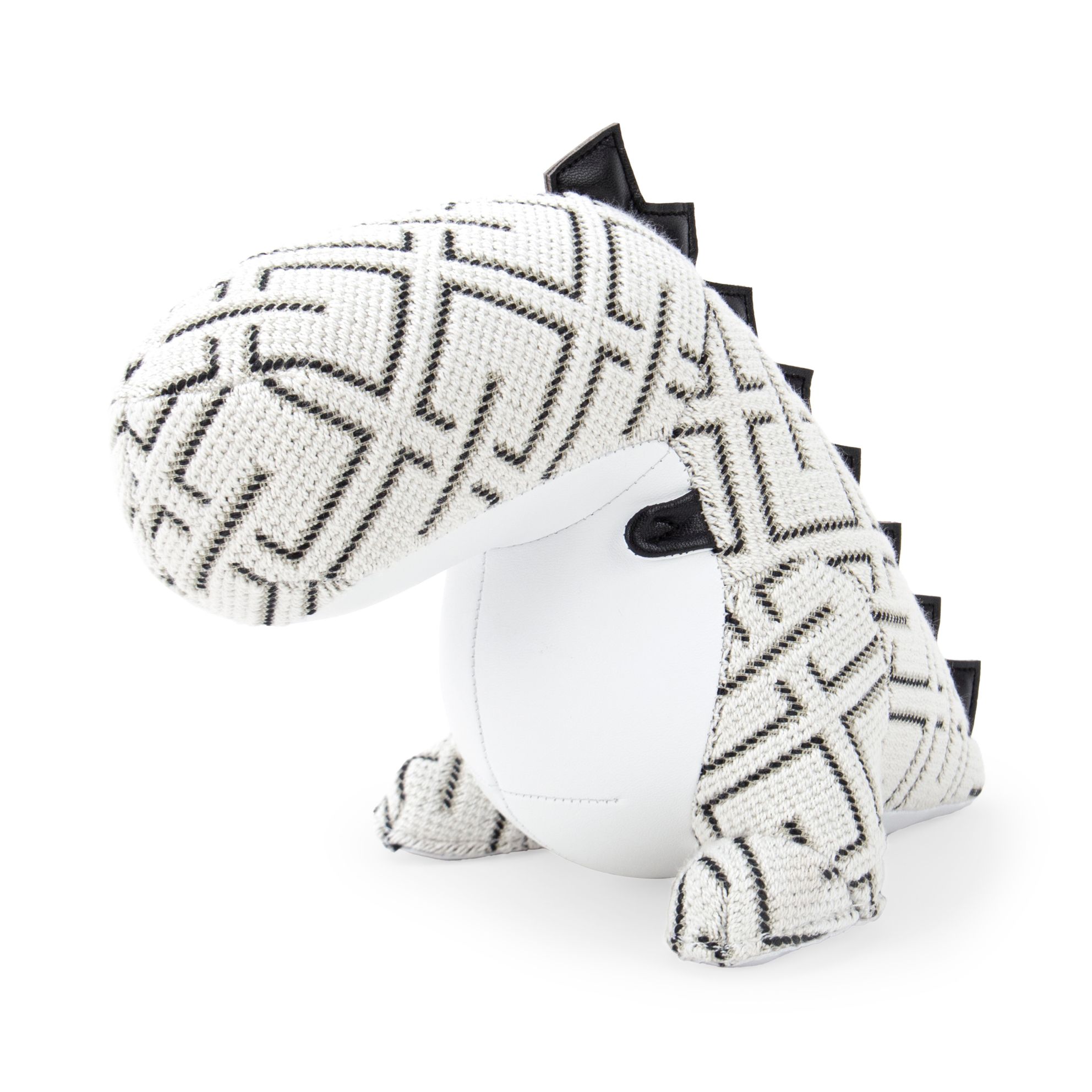 Boekensteun Dinosaurus Bobo Grid Wit Züny x Kvadrat