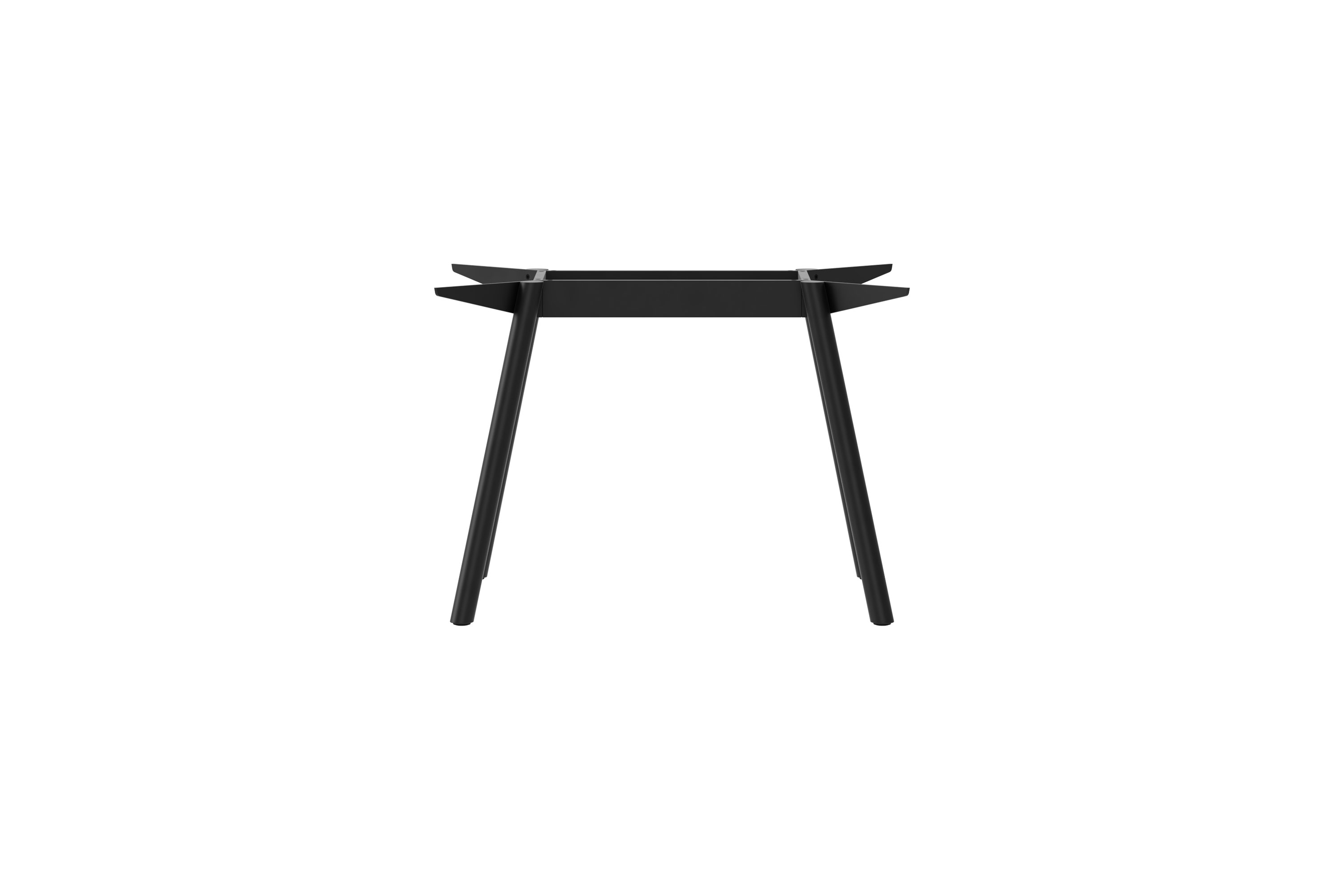 Masa Tischgestell aus Stahl von New Tendency, minimalistisches Design, schwarzes Metall, geeignet für Esstische.