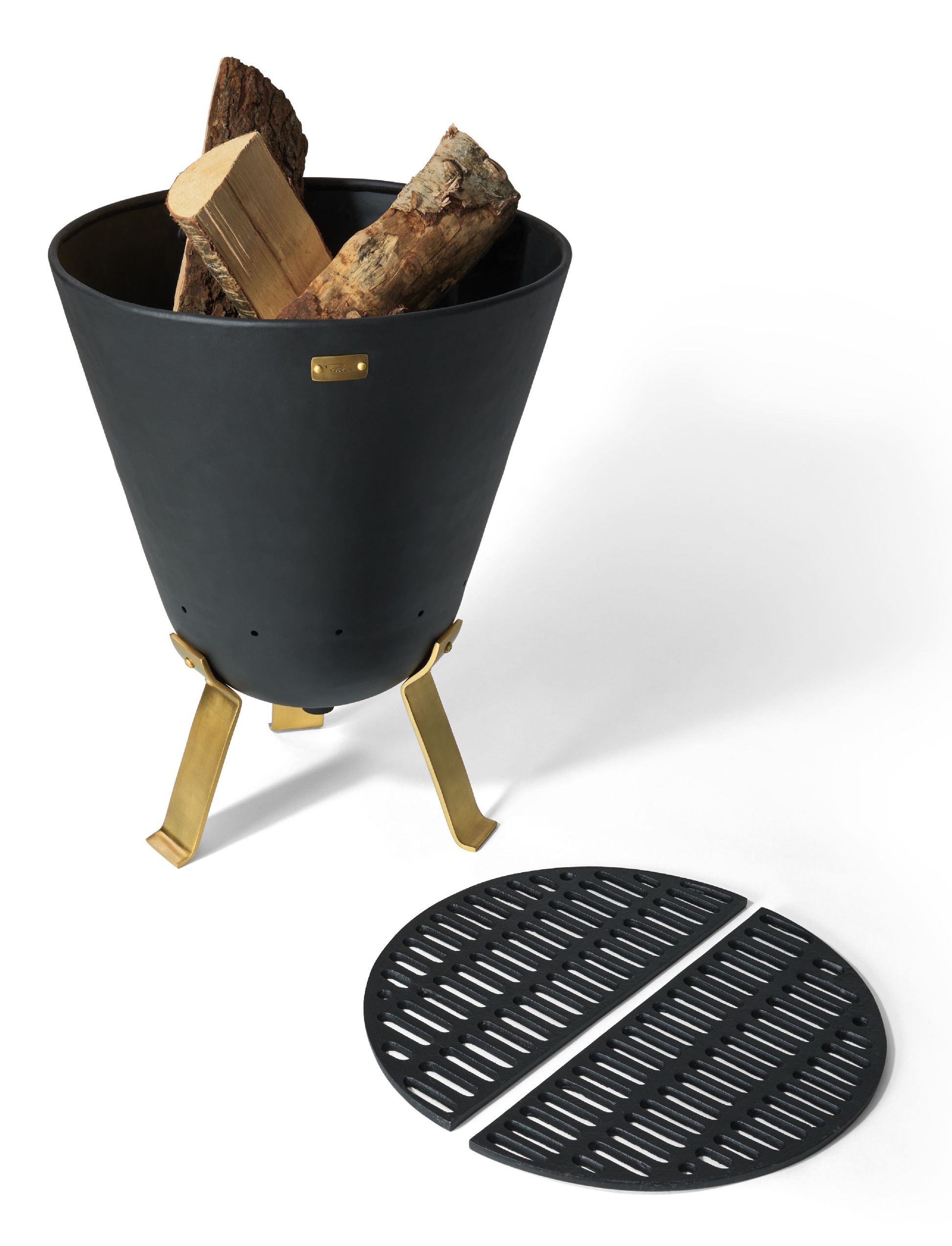Vuurplaatsset met vuurkorf en grillrooster Philippi