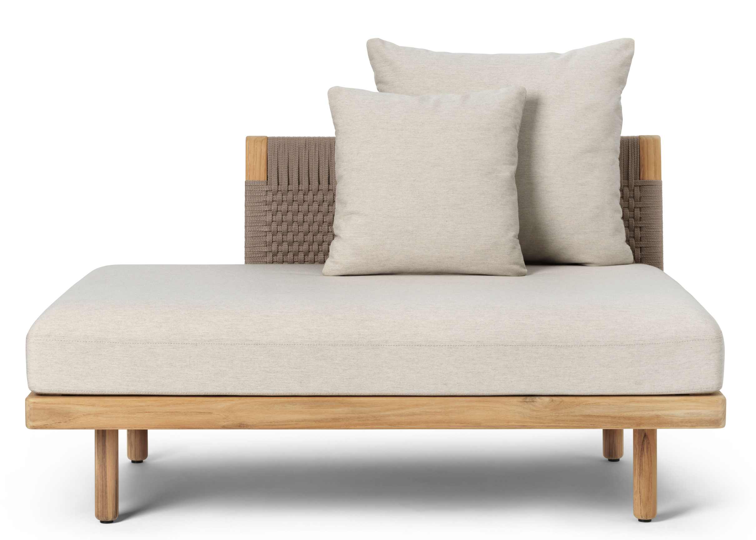 E530 Embrace Sofa Modul von Carl Hansen & Søn für den Außenbereich mit Kissen.