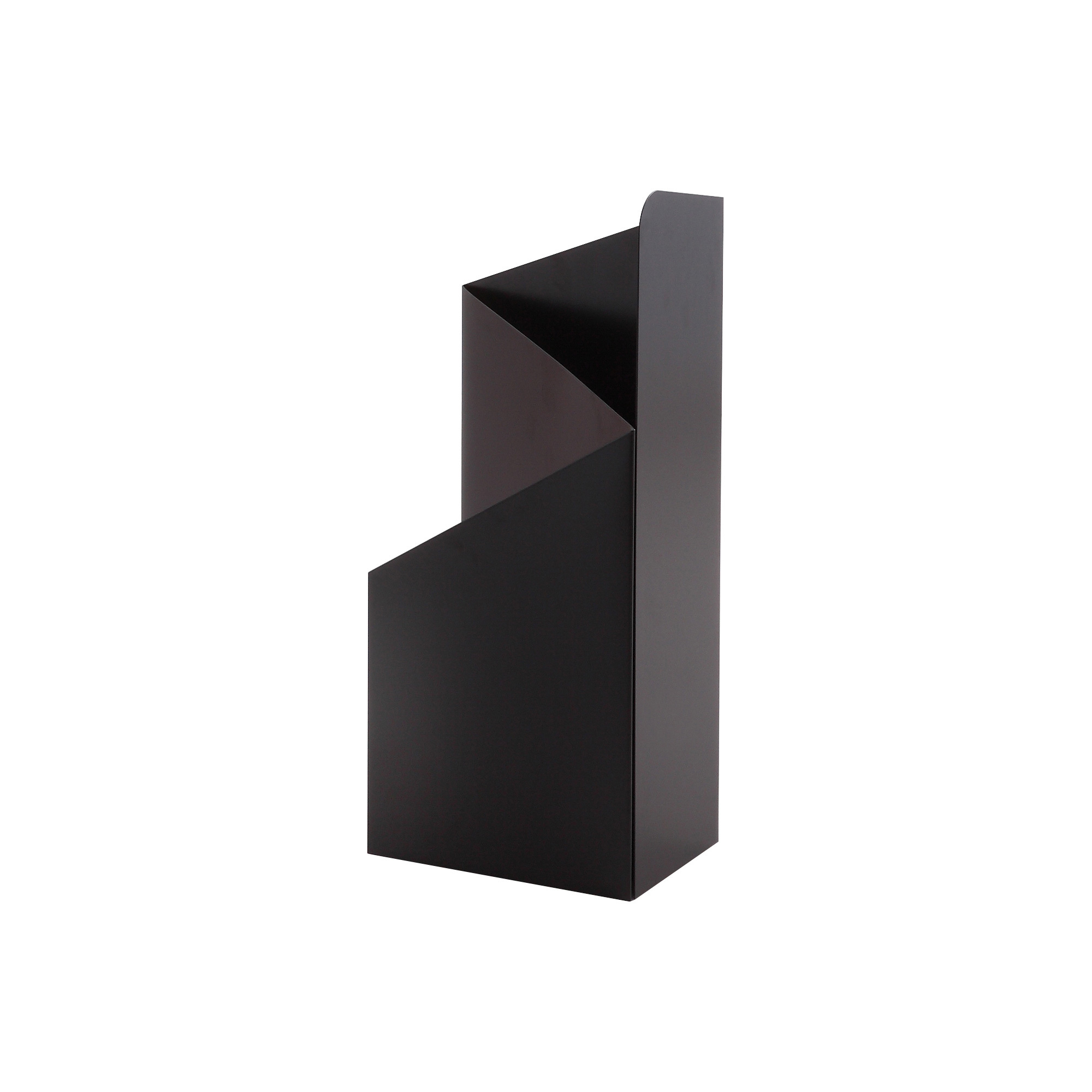 Via Schirmständer in Schwarz, modernes Design, Mängelexemplar für Flur und Eingangsbereich zur Aufbewahrung.