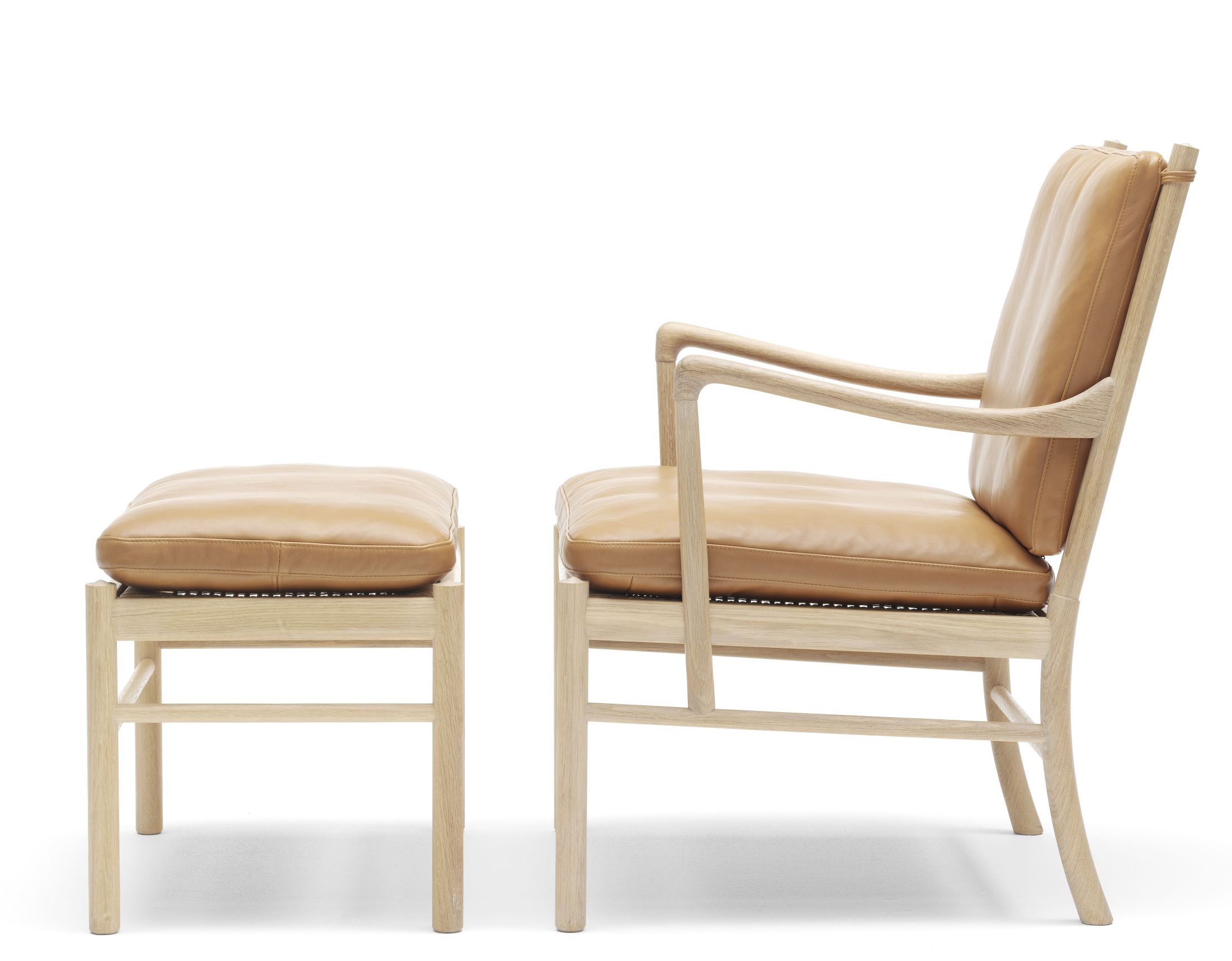 OW149F Koloniale voetenbank Carl Hansen & Søn