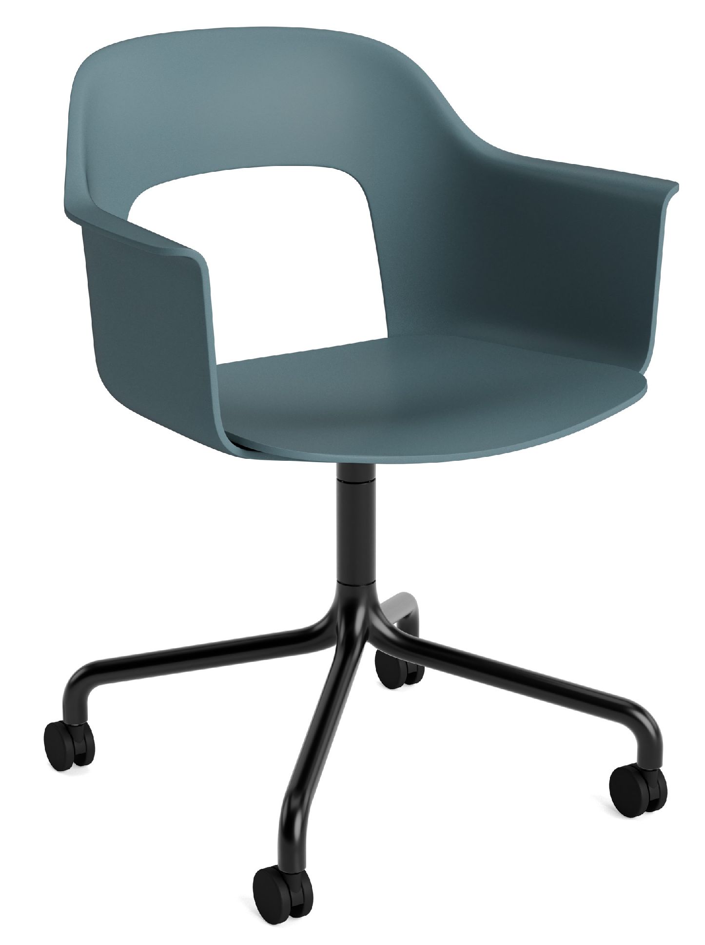 Layout fauteuil 261 met armleuningen van Hay