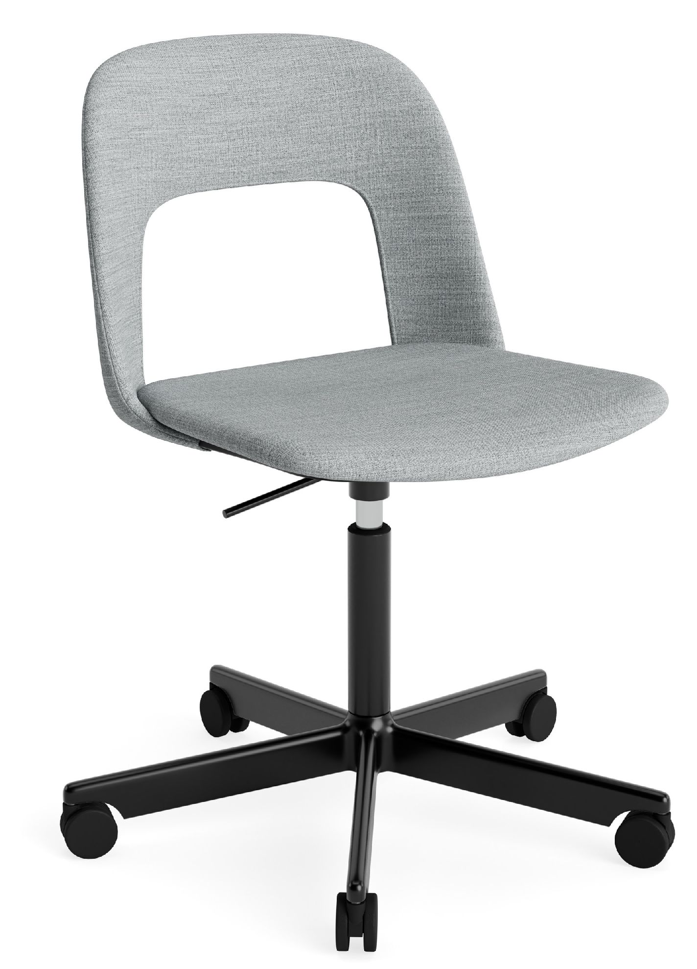 Layout Side Chair 144 stoel met vijfsterrenvoet van Hay