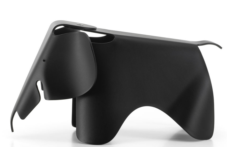 Eames Elephant-kruk RE Vitra diepzwart