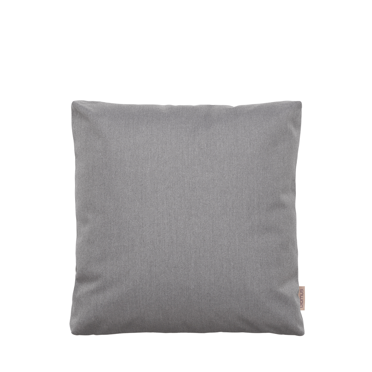 Graues STAY Kissen von Blomus für den Außenbereich. Dekokissen für Gartenmöbel und Lounge.