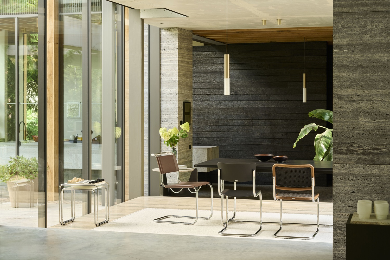 JS. Thonet by Jil Sander S 32 V / S32V Zweefstoel Thonet