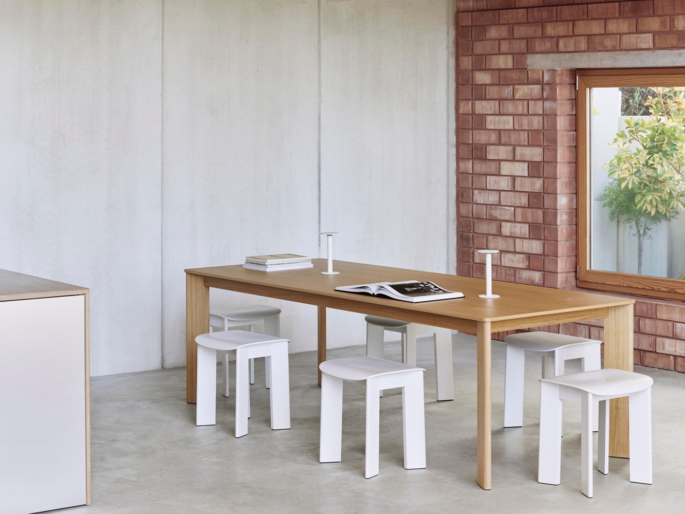 Chisel Rectangular table Eettafel Hay