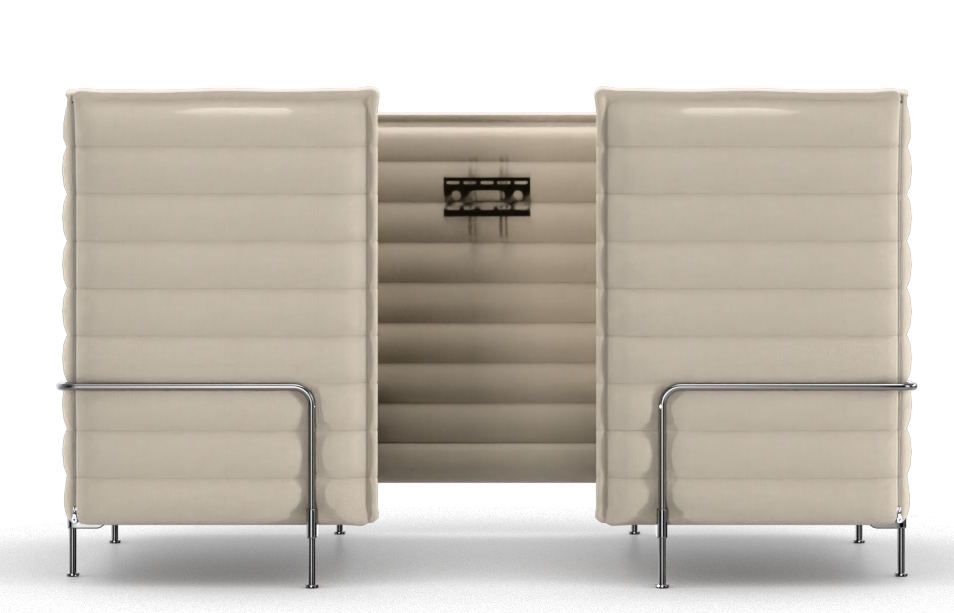 Alcove Cabin 2-zitsbank met hoge rugleuning Vitra