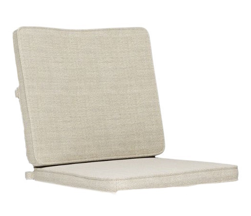 Collier C/1250 Sitz- und Rückenkissen von Emu für Outdoor-Möbel, beige, bequeme Polsterung.