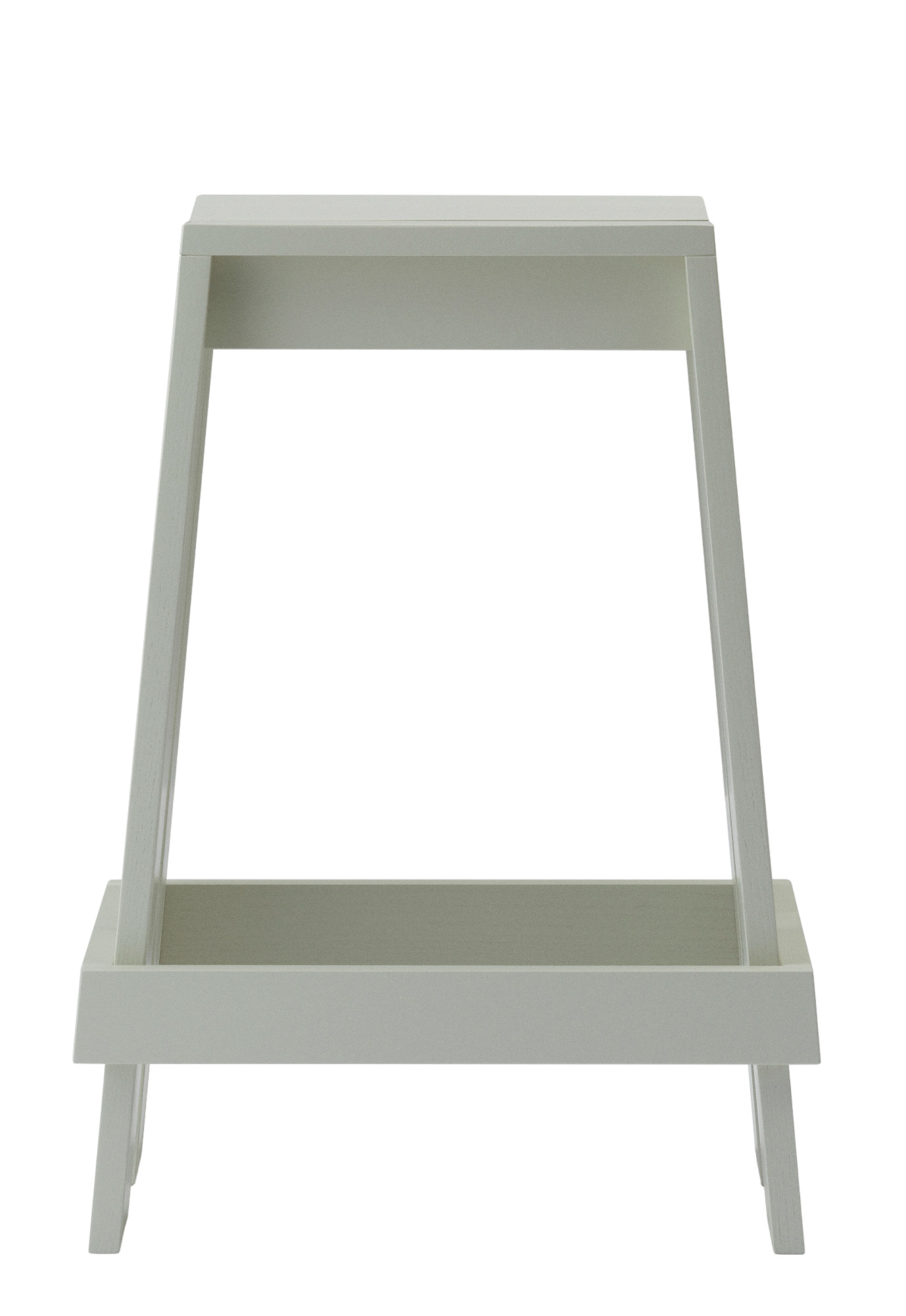 Let Barstool Barhocker H 65 cm von Normann Copenhagen in hellgrau, minimalistisches Design.