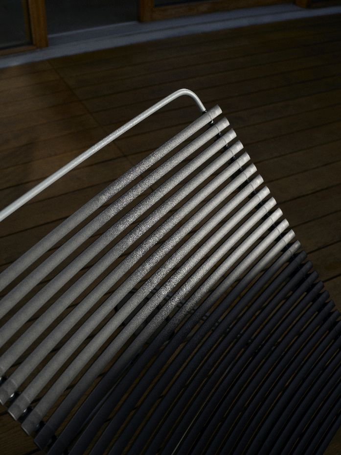 Click verstelbare chaise longue voor buiten Houe