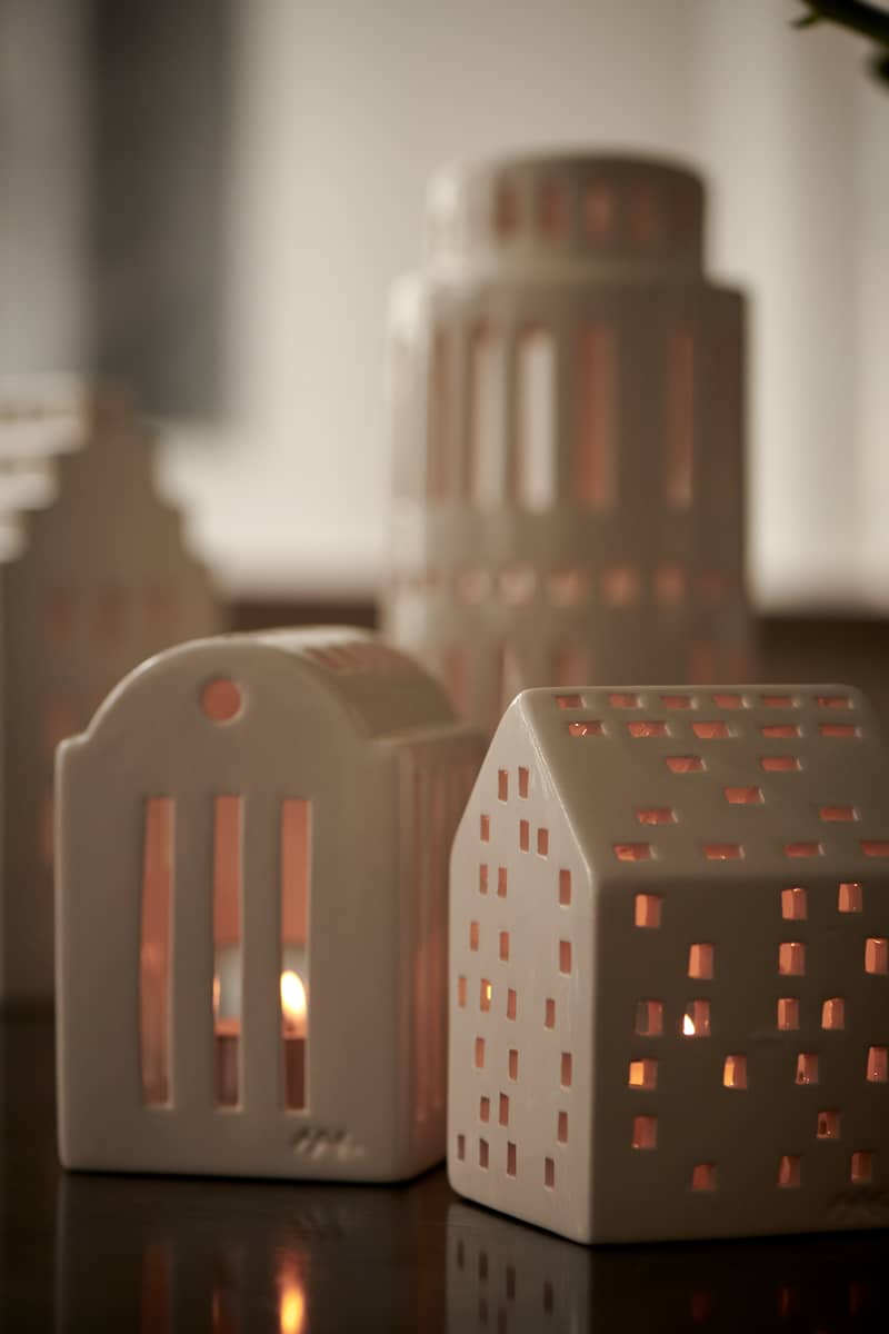 Urbania Lichthaus Klassiek H 9,5 cm Kähler UNIEK EXEMPLAAR