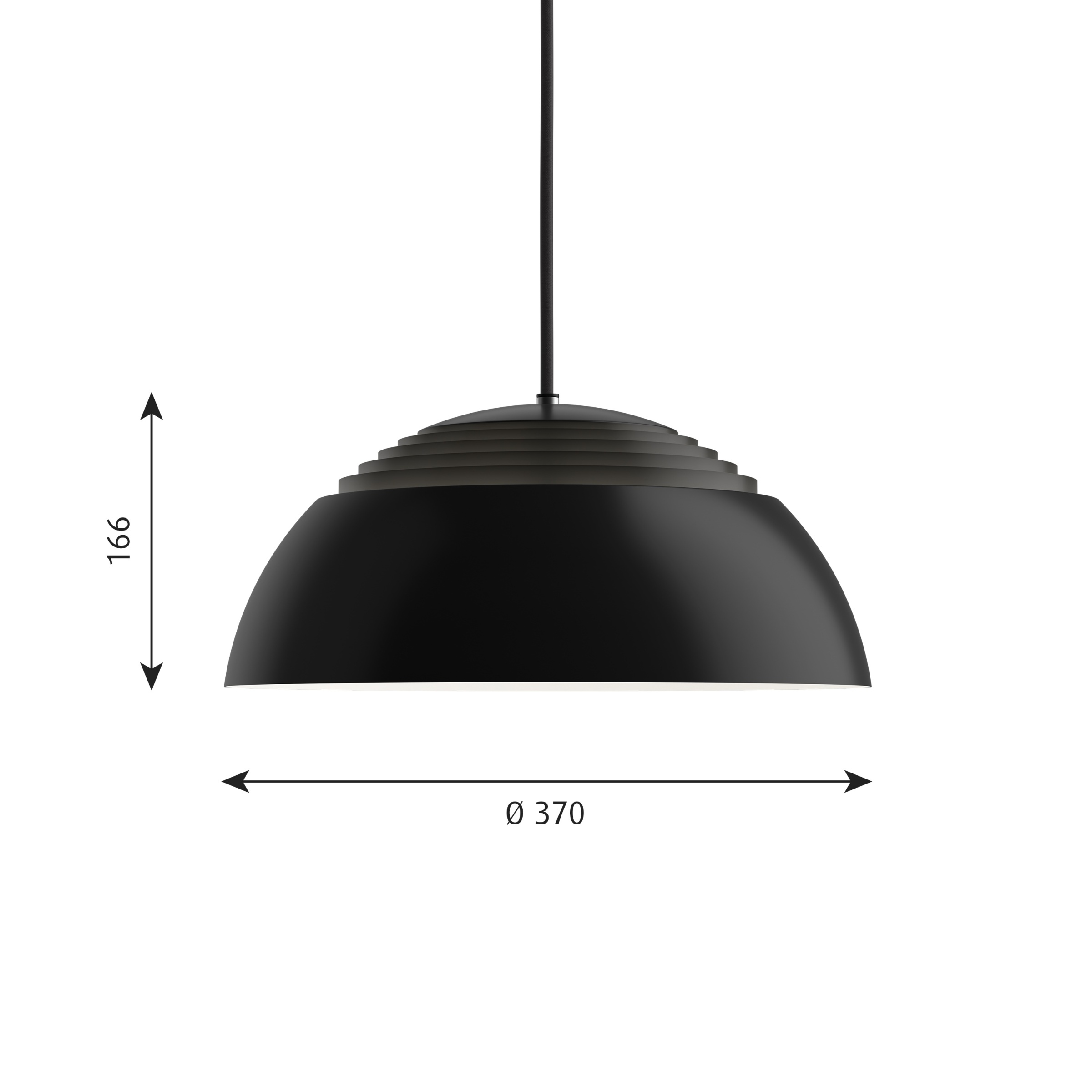 AJ Royal hanglamp van Louis Poulsen