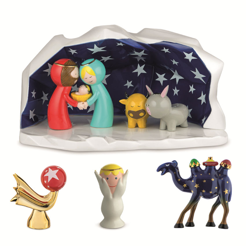 Happy Eternity Baby kerstfiguren AGJ01SET Alessi
